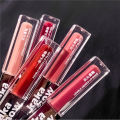 kakashow double head lip gloss velvet matte water glow mirror pouty lip white color student party cheap lipstick. 