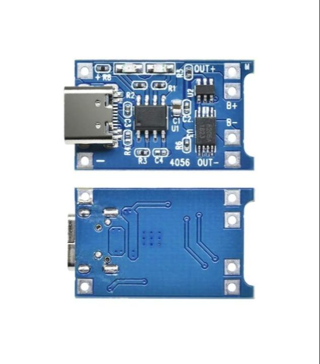 TP4056 2pcs type C Battery charger module circuit board best for 18650 Lithium ion battery.