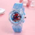 New Spiderman Watches Cartoon Student Kids Watches Boys Boys Luminous Watches Manufacturers Wholesale. 