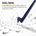 KOGEEK Craft Cutting Tools Stainless Steel Craft Kni-ves with 360-degree Rotating Blade Art Cutting Tool for Craft, Hobby, Scrapbooking, Stencil (Black).