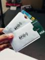 Anti RFID Card Holder Case - NFC Blocking, Aluminium Protection for Credit & Debit Cards - Secure RFID Reader Shield - Silver 3 PC.