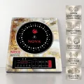 NOVA NV-1240-L Infrared Cooker 2200W Double Heater Inverter Friendly Touch & Knob Control.