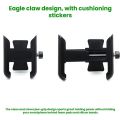 Metal Bike Mobile Holder For mobile phone bracket motorcycle bicycle takeaway rider -Black Easy to Use and Maintain.