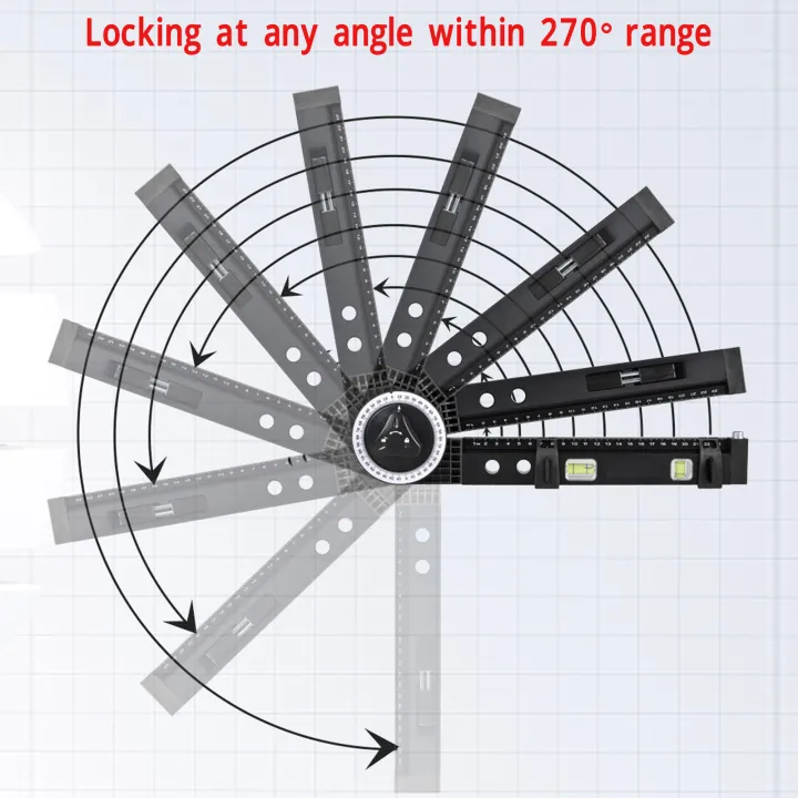 Woodworking%20Protractor%20Tool%20With%20Level%20Gauge%20Angle%20Finder%20Protractor%20DIY%20-%20Image%204