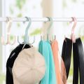 Space-saving bag Clothes rack holder Clothes rack Hanger 360 degree Swivel shoes 2pcs.