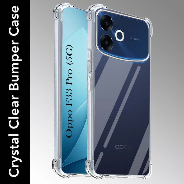 For Oppo F33 Pro 5g, A6s Pro 5g Clear Cover Soft Thin Anti-Scratches Crystal Case(Transparent)F 33 Pro A6spro Phone Back Cover