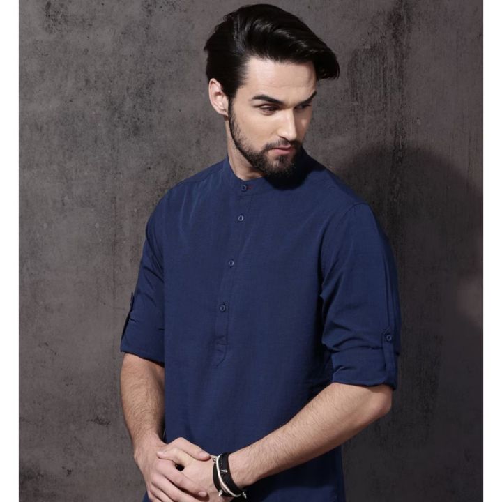 Navyblue%20Trendy,%20Cotton%20Casual%20Shirt,Katua.%20Fotua%20,Shirt%20For%20Men%20summer%20shirt%20-%20Image%206