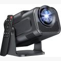 HY320 Mini HD Projector Android 11 Portable Wireless Projector for Movies Gaming and Streaming.