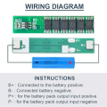 1S 12A BMS For 18650 3.7V lithium battery protection board 6MOS 15A BMS.