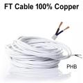 23/76 Cable Two Core Flat Flexible PVC Insulated PVC Sheathed Twin Wire Copper Cord 2376 PHB. 