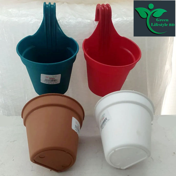 4%20Pieces%2012%20cm%20(4.8'')%20Small%20Size%20Grill%20Planter/Railing%20Pots/Garden%20Planter/Hanging%20Planter%20for%20Plants/Flower%20Tob.%20-%20Image%205