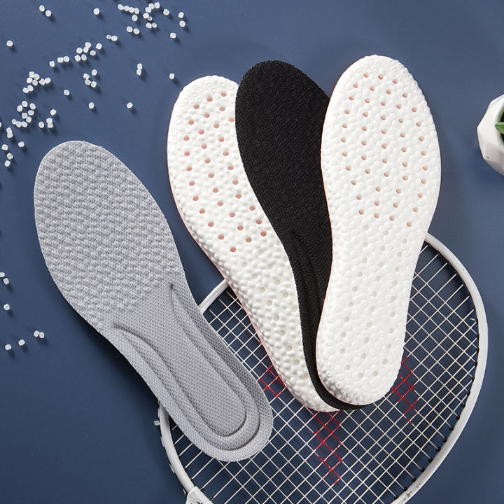 Badminton Special Insole Shock-Absorbing Comfortable Sports Men's Professional Shock-Absorbing Women's Sweat Absorbing and Deodorant High Elastic Breathability Feeling of Walking on Shit