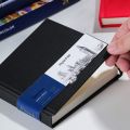 Papertree EC285-BK Leather cover Sketch Book - 40 Sheets.