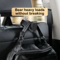 Baseus 2 in1 Car Headrest Hook with Phone Holder Back Seat Hook for Bag Handbag Fastener Backseat Organizer Multifunction Clip. 