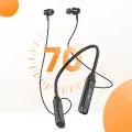 【Use time: 70 hours】BOROFONE BE66 Wireless Bluetooth Earphone Magsafe Neck Mounted Bluetooth 5.3 Headset Bass Sport Headphones With Mic Support Bluetooth TF Card PlaybackFor All Smartphones Universal Wireless Neckband. 