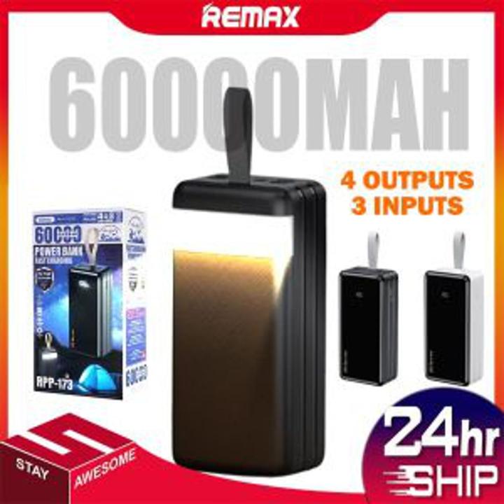 REMAX Hunergy Series 22.5W Multi-compatible Fast Charging 60000mAh Power Bank RPP-173