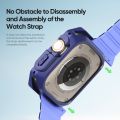 DUX DUCIS Tamo Series Hollow PC + TPU Watch Protective Case For Apple Watch Ultra 2 49mm / Ultra 49mm.