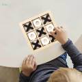 Tic TAC Toe Board Game Family Children Puzzle Brain Teaser for Adults.
