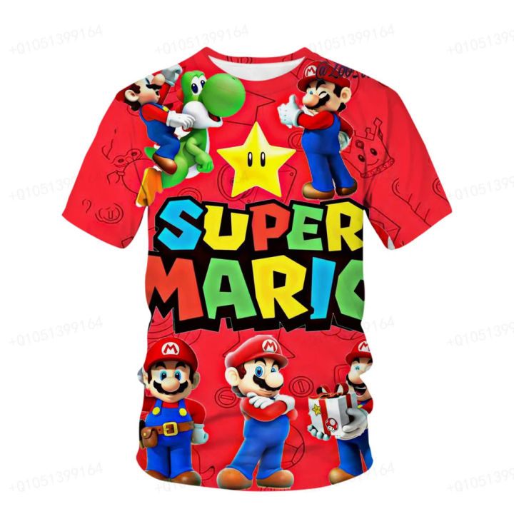 Baby%20T-Shirt%20Super%20Mario%20Kids%20Cosplay%20T-Shirt%20Girls%20Boys%20Short%20Sleeve%20Hat%20Summer%20Tops%20Clothes%20Children%20Sports%20Tees%20Clothing%20-%20Image%206