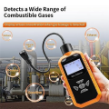 1Set Rechargeable Gas Detector Sniffer Handheld Natural Gas Detector Locate Sources Gas. 