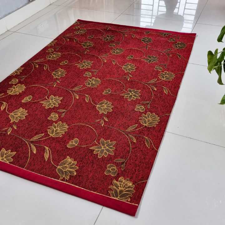 GOLD%20in%20RED-%20Floor%20Mat/%20Area%20Rug%20-%20Small%20Size%20-%20Image%208