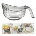 Rice Washer Strainer Bowl Kitchen Colander Bowl for Cleaning Beans Washing. 