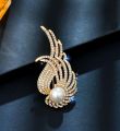 Crystal Brooches Fashion Clothes Pins Shiny Temperament Pearl Men Brooch Women Jewelry. 
