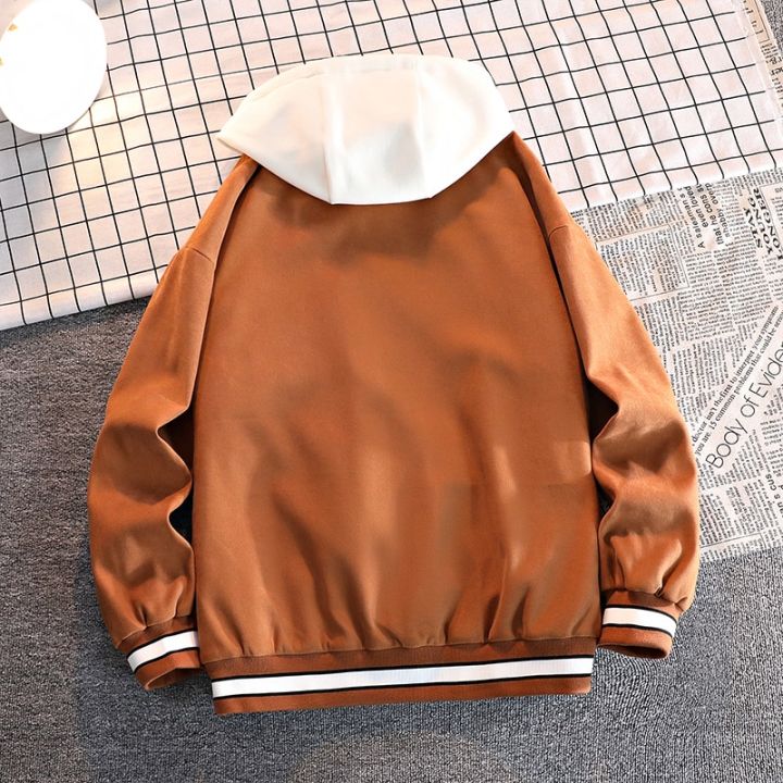 High%20Quality%20Varsity%20Baseball%20Uniform%20Jacket%20Men's%20Autumn%20New%20Trendy%20Brand%20All-match%20Student%20Hooded%20Jacket%20Plus%20Size%20Coats%20Women%20-%20Image%205