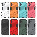 Lenuo Punk-Casing For iPhone 12 Back Cover Eight-Color Anti-Fall And Anti-Slip Phone Bracket Lens Protection Cover Lovers Case.