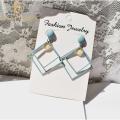 New Design 2023 Hollow Square Earrings Female. 