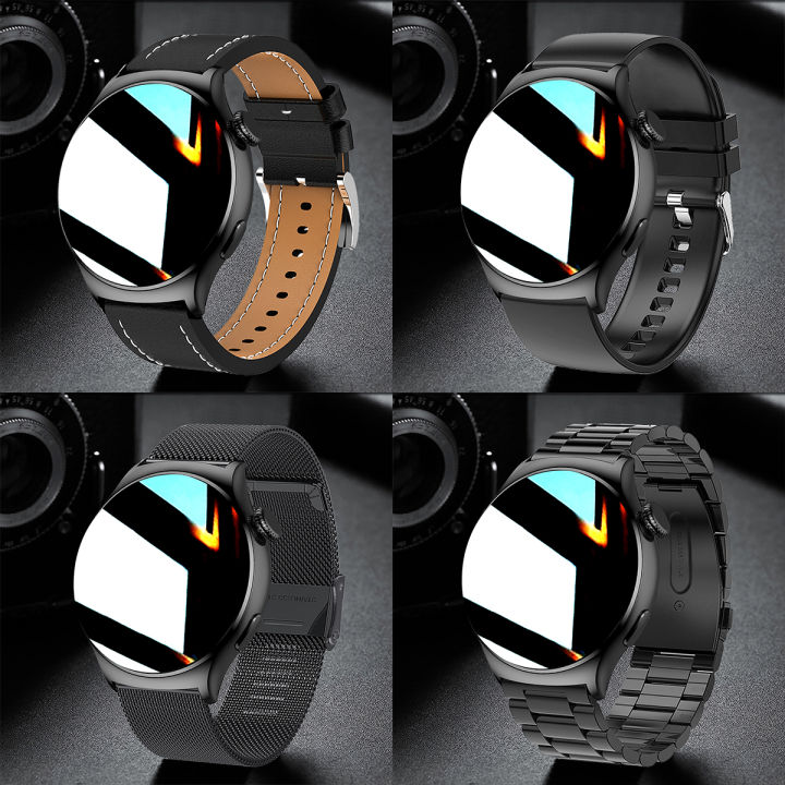 +3pc%20Straps%20Smart%20Watch%20Men%20Business%20Male%20Smartwatch%20Round%20Sport%20Smart-watch%20For%20Android%20IOS%20Fitness%20Tracker%20With%20Heart%20Rate%20-%20Image%202