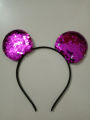 Sequence bunny baby girl party round hair band. 