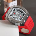 【Can last for 10 years】 Personalized Fashion Barrel-Shaped Watch Men's Sports Casual Versatile Watch Hollow Calendar Luminous Quartz Watch JTX1. 