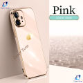 For Apple iPhone 12 Luxury 6D Plating Soft Casing Silicone Square Frame Phone Cover Shiny Bling Phone Case For iPhone 12 Back Cover.