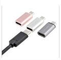 Type C to Micro USB Converter - A Versatile Adapter Featuring a Type C Female to Micro USB Male Connector.