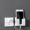 Wall Mounted Organizer Storage Box Remote Control Mounted Mobile Phone Plug Wall Holder Charging Multifunction Holder Stand.