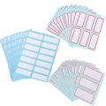 12Pcs/Package Sticker White Label Write Blank Sticker Label for Refillable Bottles Spray Bottle Travel Bottle. 