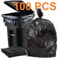 BLACK (24" X18") 100PCS Trash Bag / Poly Bag / Garbage Bag / Moyla Felar Bag / Polibag. 