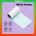 Thermal White Sticker Paper for Mini Printer - 57x30mm White Thermal Sticker Paper for Thermal Printer. 