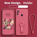 Casing vivo y30 vivo y30i VIVO Y50 phone case Softcase Liquid Silicone Protector Smooth shockproof Bumper Cover new design 360 ° with holder YTXZZJ01.