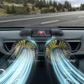 Portable Car Cooling Fan 12V USB Mini Dual Cooler Fan Adjustable.