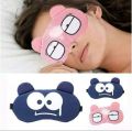 1pcs Cold sleeping eye mask with cooling gel pad. 