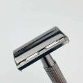 Double Edge Shaving Black Golden Hair Removal Adjustable Metal Safety Razor Shaver Blade Barber Manual Shave. 