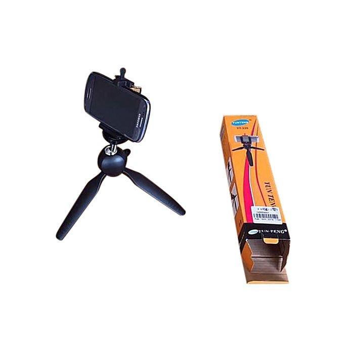 YT-228%20Mini%20Tripod%20Mount%20and%20Phone%20Holder%20Clip%20-%20Black%20-%20Image%205