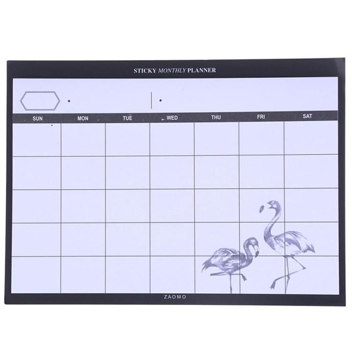 Creative simple desktop schedule planner monthly plan mini notebooks efficiency ANLAN