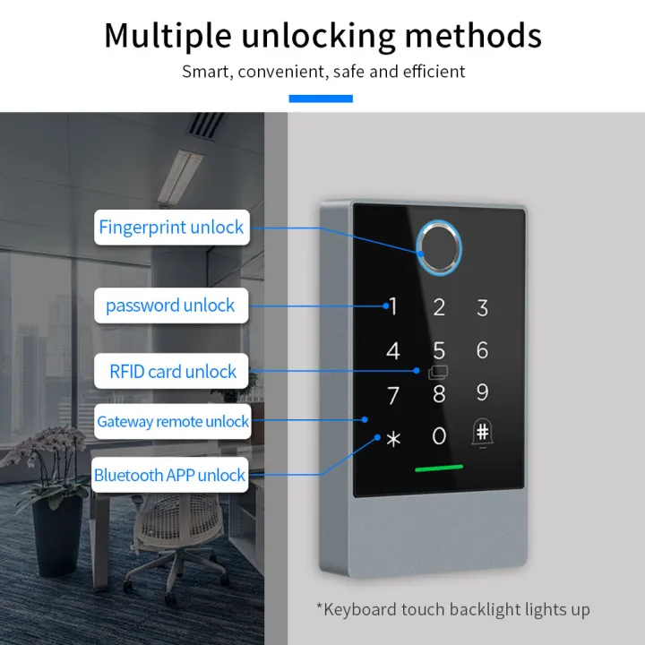 Nfc%20Tag%20Fingerprint%20Sensor%20Ttlock%20App%2013.56Mhz%20Ic%20Reader%20Access%20Controller%20G2%20Gateway%20Wifi%20Control%20Ip67%20Waterproof%20Door%20Lock%20K3%20-%20Image%203