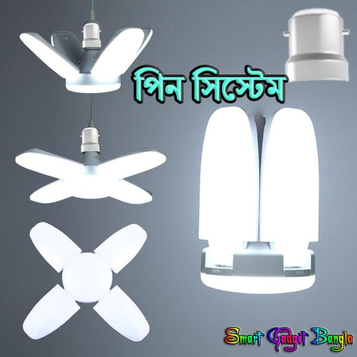 Fan Led Light 4 Fan Blade Foldable Led Bulb Heavy Duty 28W Pin B22 Pin ...