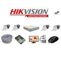 Hikvision 4 Camera Pakage + 19 Inch Skyview  Led Monitor. 