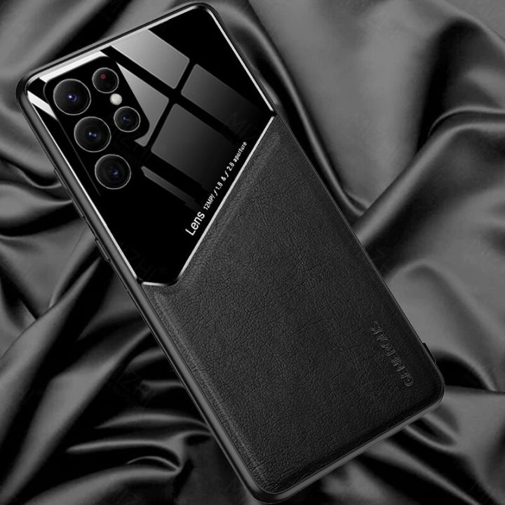 %E3%80%90New%20arrival%E3%80%91%20For%20Galaxy%20S22%20ultra%20thin%20case%20invisible%20magnetic%20luxury%20leather%20case%20for%20samsungs22%20ultra%20thin%20s22ultra%20samsungs22ultra%20back%20cover%20shockproof%20full%20coverage%20housing%20-%20Image%204
