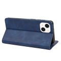 For iPhone 14 Plus Skin Feel Splicing Leather Phone Case. 